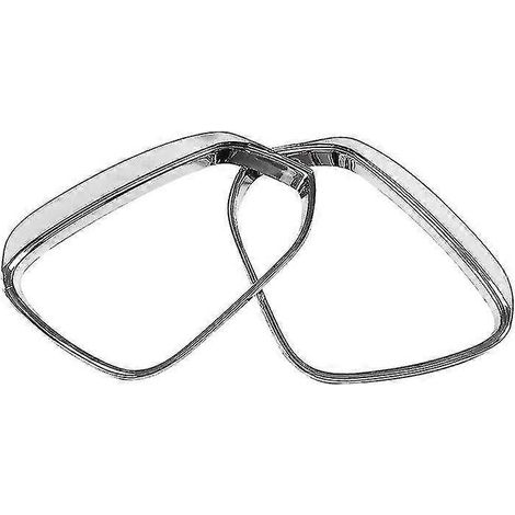 Accessoires décoratifs pour rétroviseurs extérieurs Toyota Rav4 XA50 (2019-2022 et 2023) : protection de sourcils, autocollant et garniture (argent). (1/5)