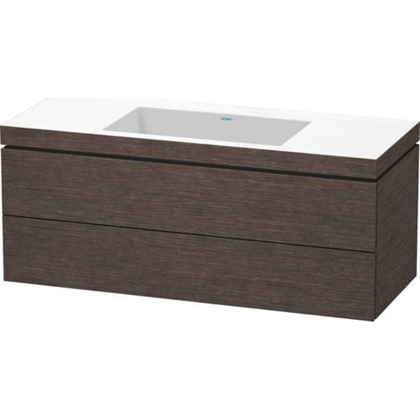 Duravit L-Cube meuble vasque c-bonded avec socle, suspendue au (1/5)