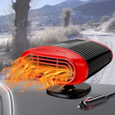 Chauffage de voiture portable, se branche sur l'allume-cigare, désembueur de pare-brise (1/5)