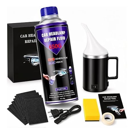 Car Headlight Renovator Kit Car Headlight Cleaner and Polishing Kit (1/5)
