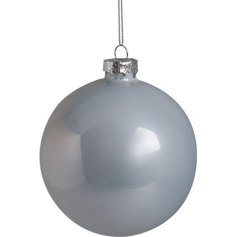 SFERA VETRO PERLATA ROYAL 8 CM CLOUD