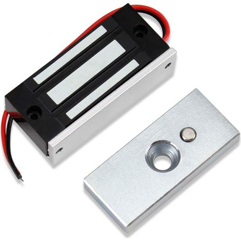 60KG / 132lbs Serrure Magnétique électronique de Contrôle d'accès à Serrure électromagnétique DC12V Fail Safe Mini Petite Serrure de porte NC pour Système de Sécurité électrique (1/5)