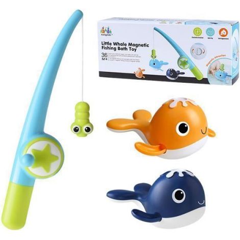 Jouet De Bain - Canne A Peche Magnetique Et 2 Jouets Flottants - Pour Enfants 1 A 5 Ans - Lot De 3 (1/4)