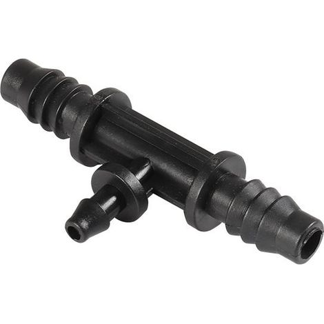 Lot de 5 raccords de tuyau goutte à goutte cannelés de 4 mm et 7 mm de diamètre intérieur pour système d'irrigation agricole de jardin (1/5)