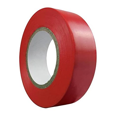 Nastro isolante 20 m. x 19 mm. Rosso Uso domestico (1/2)