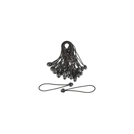 30 pezzi di corda elastica bungee, corda elastica per teloni, corda elastica per padiglioni, teloni, campeggio, tende, tende, imbracatura di prolunga (200 mm) - Crezuo