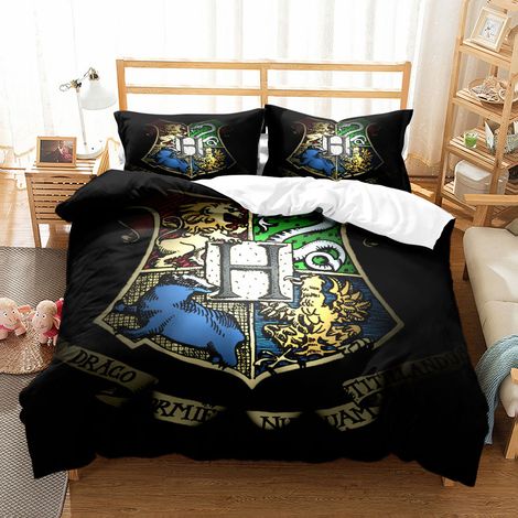 Parure de lit imprimée numériquement Harry Potter École de Magie - hogwarts2[NX]
