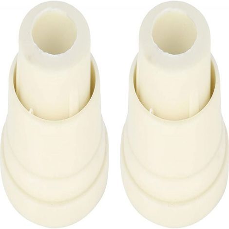 Pool escalator Rubber plug pour Échelle de piscine Bumper plug Set de 2 pièces blanc éChelle Pieds Piscine éChelle Bouchon en Caoutchouc Pare Chocs Garde Tampons de Remplacement éChelles sous M (1/5)