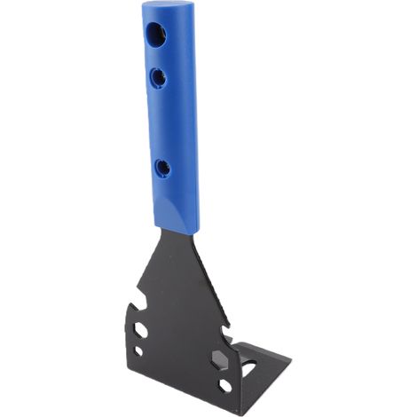 Arrache-Moulure Outil Retrait Carrelage Acier Inoxydable Polyvalent Facile à Utiliser Compact Levier à Moulures Pour Plinthe Bleu (1/5)