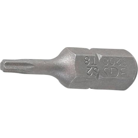 Embout 25 mm 6,3 mm (1/4) Profil T Torx T8 Précision et Compatibilité, Acier - D-Work