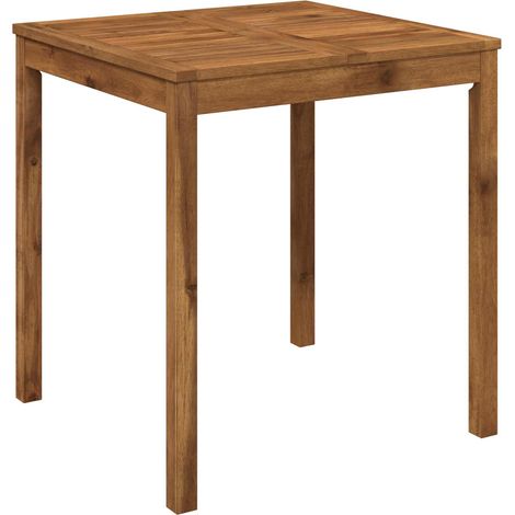 Mesa de cena de jardín Natural 70 x 68,5 x 75 cm vidaXL (1/5)