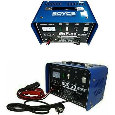 CARICA BATTERIA 12-24V 20A AUTO MOTO CAMPER BARCA CARICABATTERIE PORTATILE