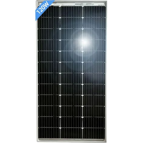 Panneau Solaire, Haute Efficacité, Construction Durable, Bifacial 120W 1PC (1/2)