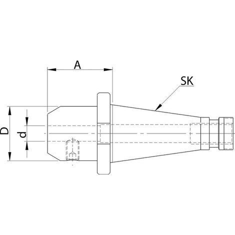 Mandrin de surface DIN2080 D32mm SK40 Fortis (1/5)