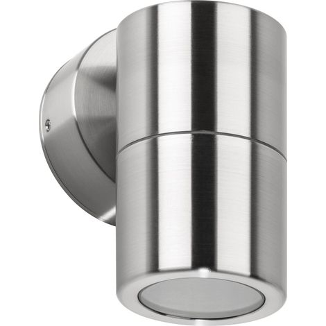 LCD Wandleuchte in Edelstahl GU10 starr (1/4)