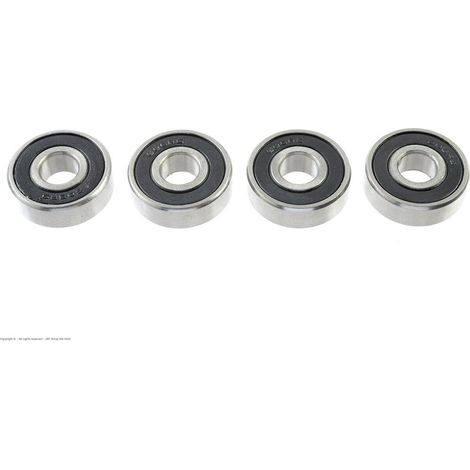 Revtec - Ball Bearing - Chrome Steel - ABEC 3 - Rubber Shielded - 8X22X7 - 608-2RS - 4 pcs