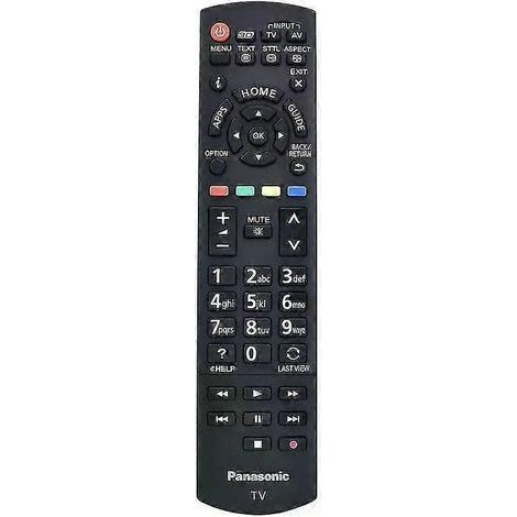 Télécommande d'origine Panasonic N2QAYB000829 pour les modèles TXL42ET60 et TXP50STW60 (1/4)