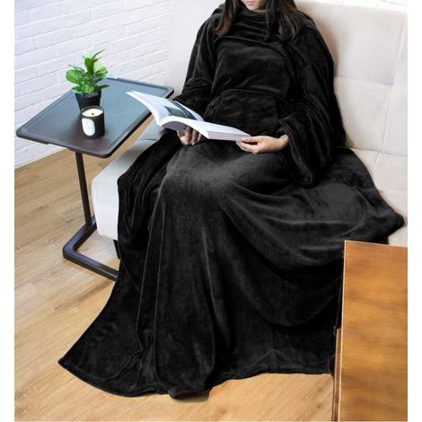 Couverture à manches pour homme femme adulte chaude et confortable cadeau pour femme maman et épouse