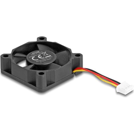 Delock Ventilador axial de 12 V de corriente continua, 35 x 35 x 10 mm negro