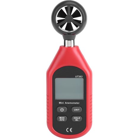 UT363 Hochpräzises digitales LCD-Anemometer zur Messung von Windgeschwindigkeit und Temperatur (1/5)