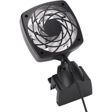 Ventilateur d'aquarium, refroidisseur, système de refroidissement pour aquarium d'eau douce et d'eau salée, contrôle de la température, refroidissement (1/5)