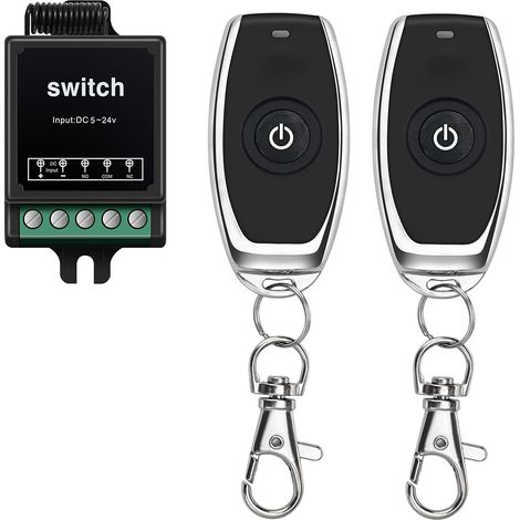Mini Relais interrupteur sans fil télécommandé 12V 10A (1/5)
