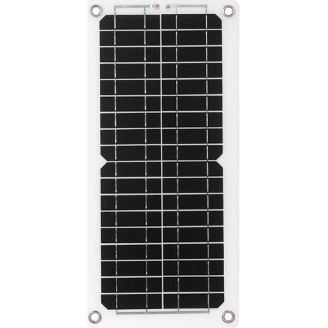 Kit de panel solar de 12 W y 12 V con controlador de carga, puerto USB, módulo monocristalino para uso fuera de la red y cable de conexión SAE para autocaravanas, coches, barcos y aplicaciones marinas (1/5)