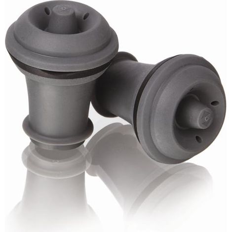 lot de 2 bouchons - wacuum wine stoppers - vacuvin