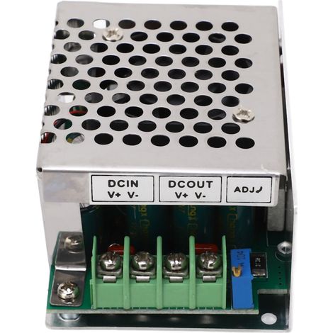 Module DC-DC Abaisseur 400W Réglable Haute Performance avec Sécurité Inversion Polaire pour Refroidissement