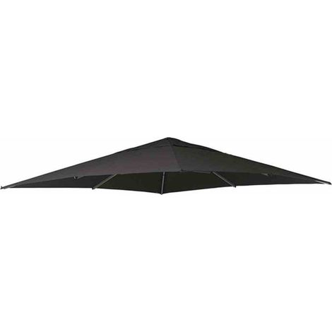 Ersatzbezug anthrazit zum Easy Sun 320x320cm, 100% Polypropylen, Stoff B057