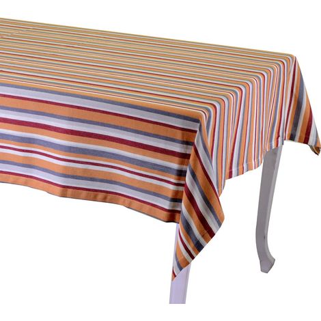 Tovaglia Stripe bordeaux tinto in filo cm140x180