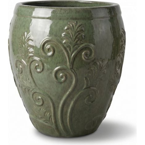 Vaso GAIA 52x58cm perla di giada