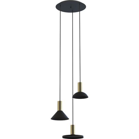 Lampadario Nowodvorski Hermanos 8030 3 luci Ø40cm ottone (1/2)