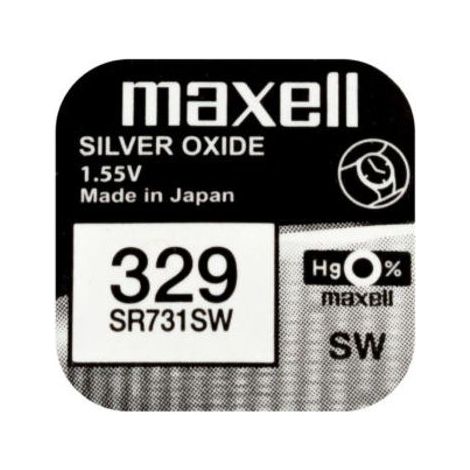 Piles rondes pour les montres SR731SW 1PC EU MF (329) MAXELL