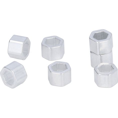 12Pcs Entretoise Alu Hexagonale Résistante Corrosion, Douille Moteur 8mm Alésage, Cale Hex 8mm Longueur, Lot 12 (1/5)