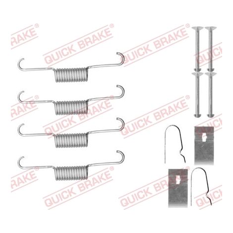Kit d'accessoires, mâchoires de frein de stationnement Quick Brake 105-0884