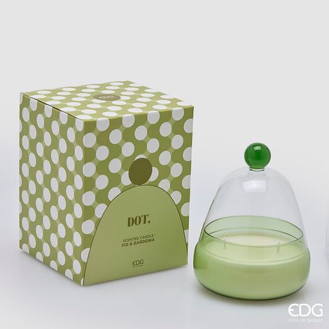 EDG Enzo De Gasperi Candela Dot a Cupola H 17,2 Cm D 12 Cm Fig Garden