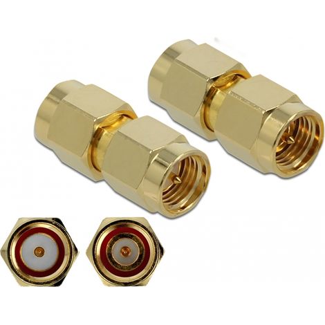 Delock Adaptador SMA macho a SMA macho 10 GHz