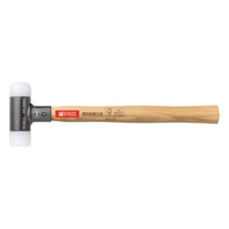 PB Swiss Tools Rückschlagfreier Hammer, mit Nylon-Einsätzen, Hickory-Stiel, 27 mm