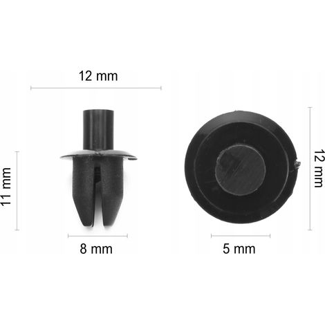 1x bullone di espansione a clip per montaggio BMW Opel VW (1/5)