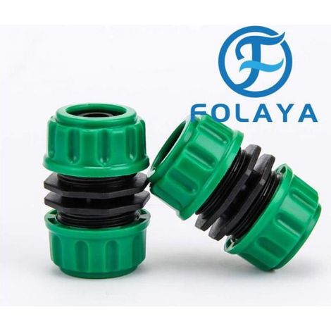 - Lot de 6 connecteurs de réparation de tuyau, raccord d'extension à fixation rapide pour tuyau de tuyau gradué de 1,27 cm (1/4)