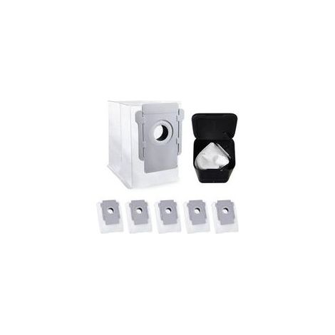 Sacs A Poussiere - Pour Roomba i3 i4 i6 i7 Et Station Clean Base - 12 5 X 10 5 X 22 Cm - Polypropylene Non Tisse - Lot De 6 (1/5)