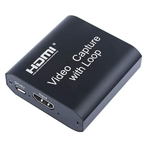 MINKUROW Hdmi-Game-Capture-Karte mit Hdmi-Loop-Ausgang, USB 2.0 Full HD 1080p HD-Videorekorder-Gerät Live-Streaming für Windows Linux-System usw. (1/5)