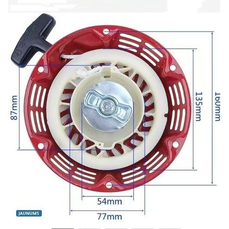 Lanceur de démarrage compatible avec Honda GX120 GX160 GX200, Remplacement pour 28400-ZH8-013ZA et 28400ZH8023ZG-lsw (1/2)