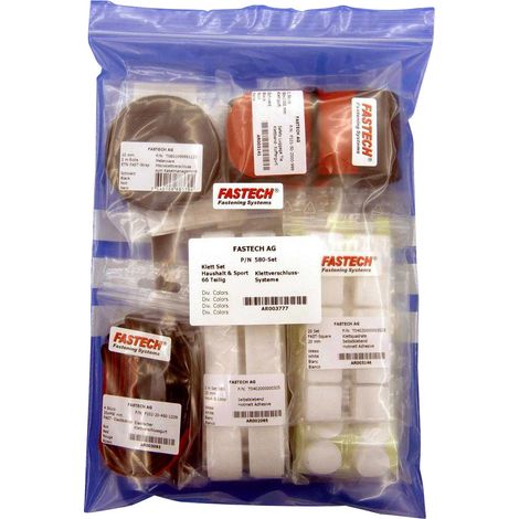 FASTECH® 580-Set-Bag Klettbinder Sortiment  64 St.