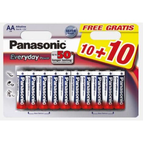 Panasonic EVERYDAY Power Batterie à usage unique AA Alcaline