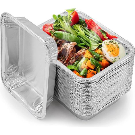 Lot de 50 Barquettes aluminium, Bac graisse robuste, Compatible Napoléon Rogue Prestige, Accessoire barbecue gaz