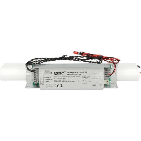 Kit Sistema Di Emergenza Led Voltaggio Costante Per Tubo Led Lampada Led 220V Fino a 20W 3 Ore