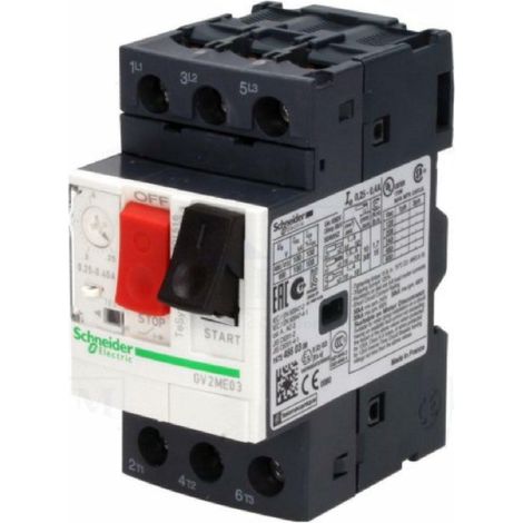 interruttore magnetotermico GV2ME 24 à 32 A 3P 3d  sganciatore magnetotermico  - GV2ME32