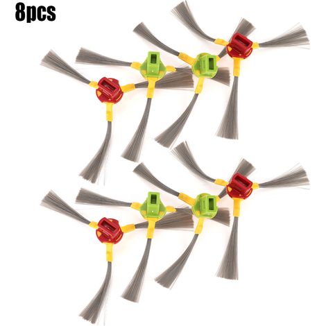 8pcs Brosses Laterales Pour Aspirateur 820 810 Cen630 Nettoyage Sols Et Coins (1/5)